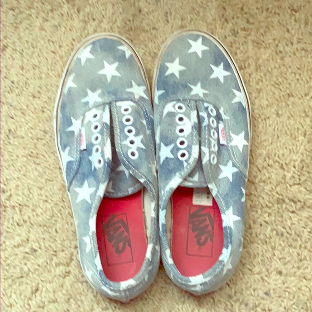 Vans stars slide on tennis shoes
